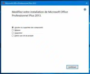 réparer microsoft office