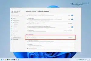 Comment obtenir les mises à jour facultatives sur Windows 11 ?