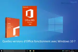 Quel pack Microsoft office pour Windows 10