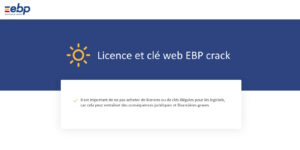 Licence et clé web EBP crack