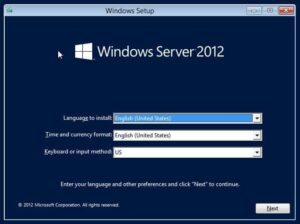 Comment installer Microsoft Windows server 2012 ?